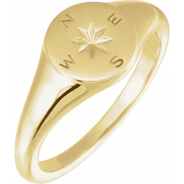 Compass Signent Ring
