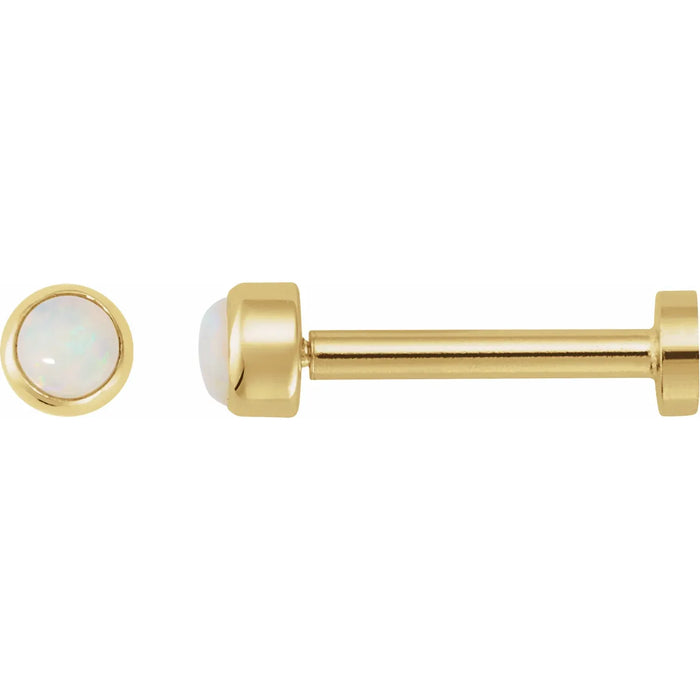 White Opal Flatback