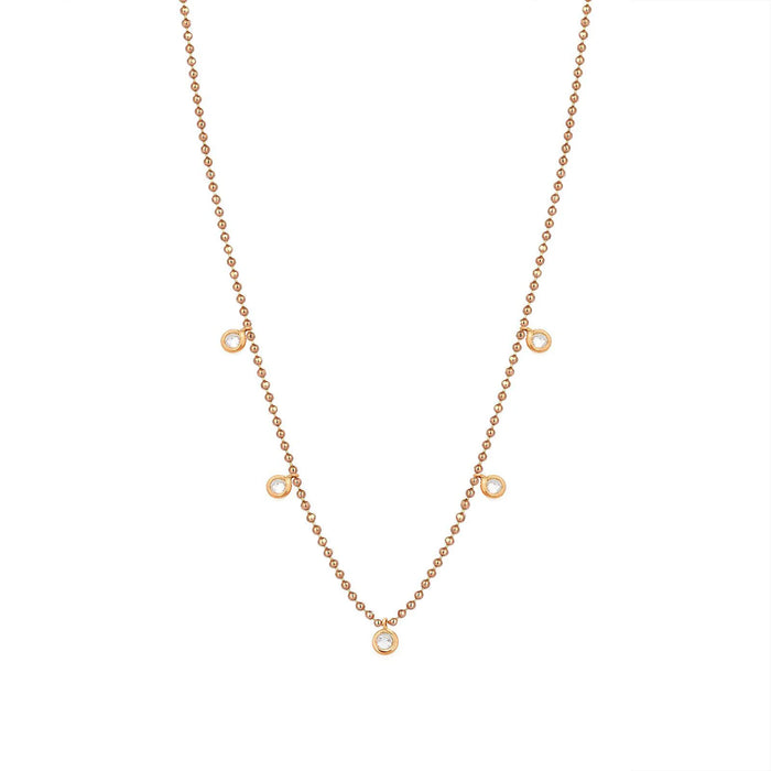 5 Solitaires Necklace