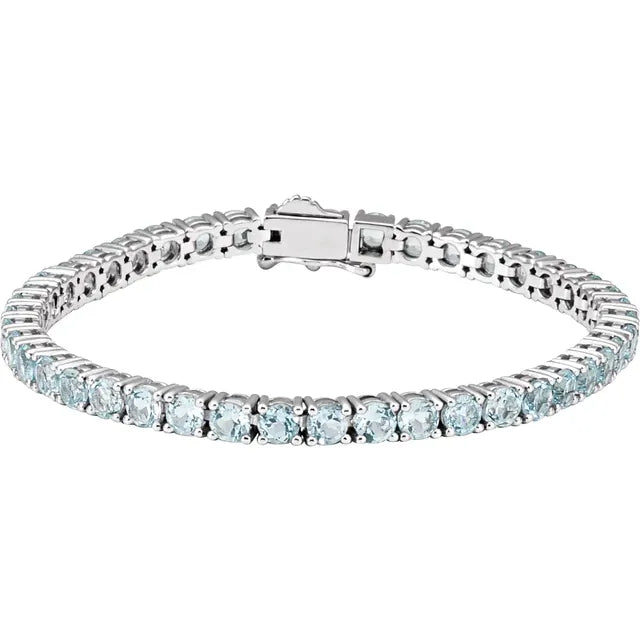 Sky Blue Topaz Tennis