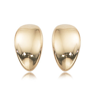 Sunken Oval Stud