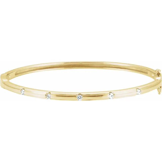 Diamond Trail Hinge Bracelet