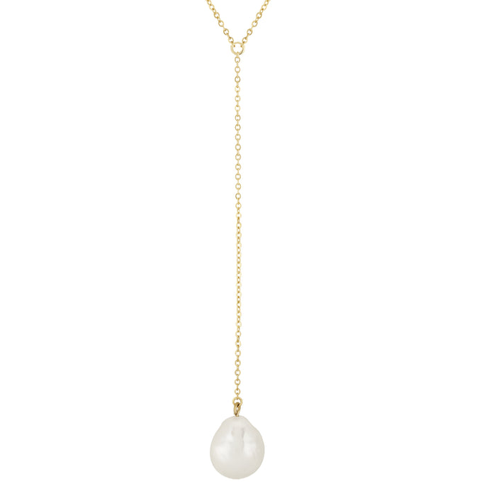 Baroque Pearl Drop Necklace