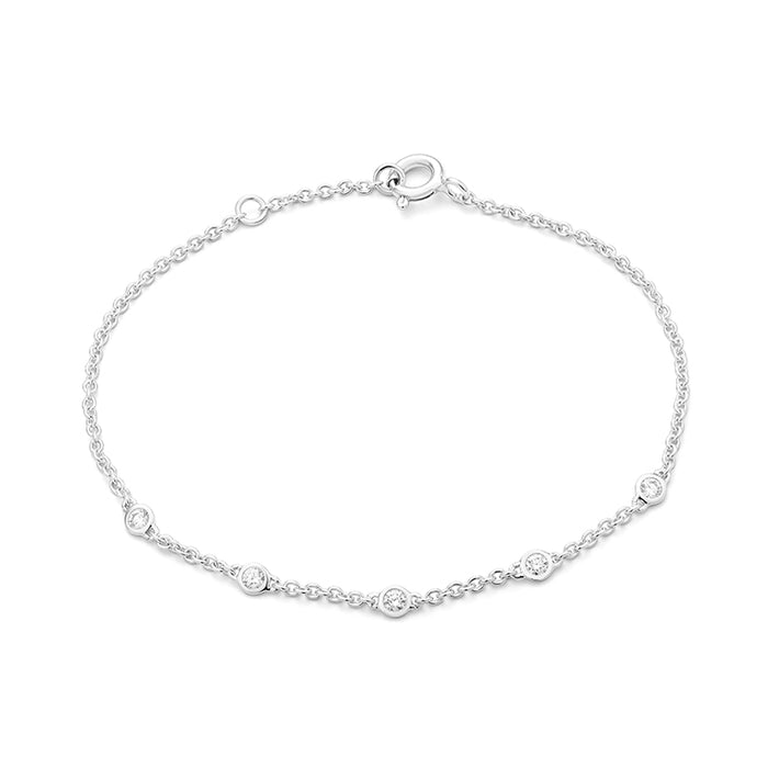 Stationary 0.2Ctw Diamond Bracelet