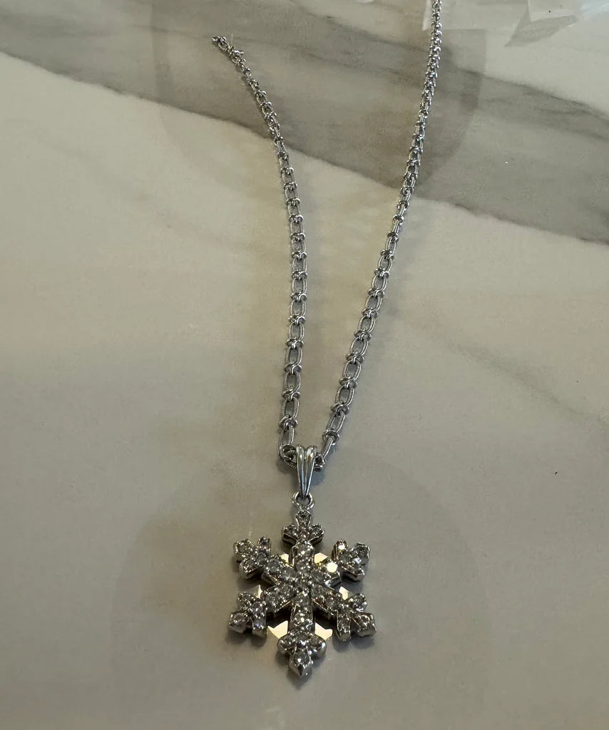 Hughes Pave Diamond Large Snowflake