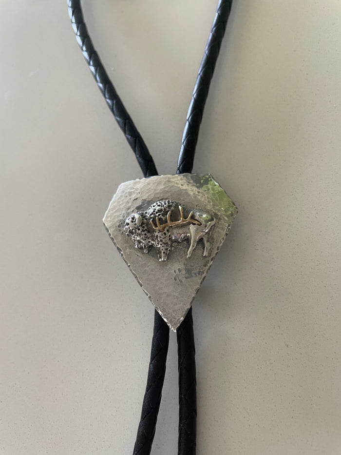 Bison Bolo Tie