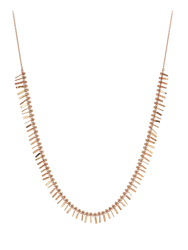 Kismet Gold Even Stick "Fire" Necklace