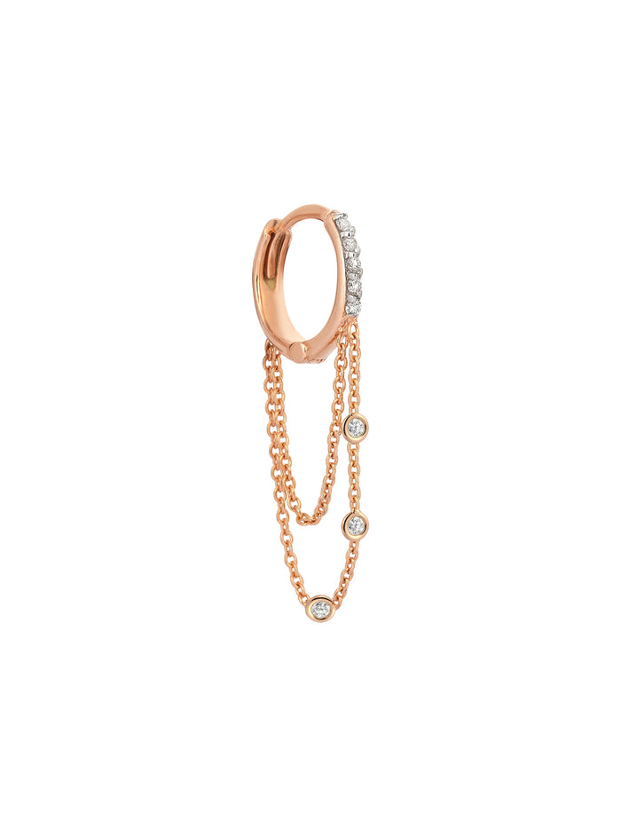 Kismet Hoop & Chain Earring