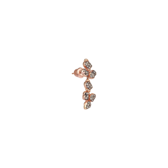 Kismet Champagne Diamond Berry Drop Down Earring