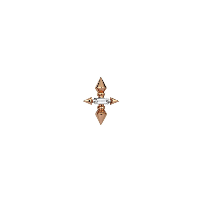 Four Point Arrow Cross Earring