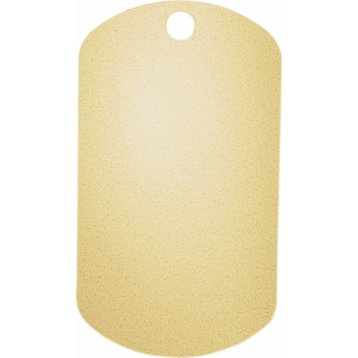 Recycled 14k Gold Dog Tag