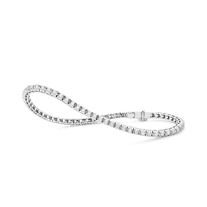 Illusion Tennis Bracelet with 1 Ct