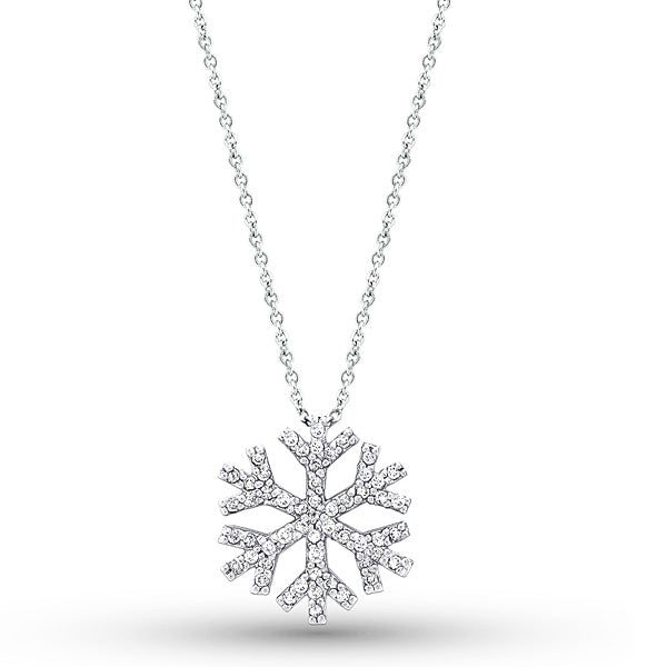 Geometric Diamond Snowflake