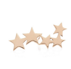 Gold Stand of Stars Earring
