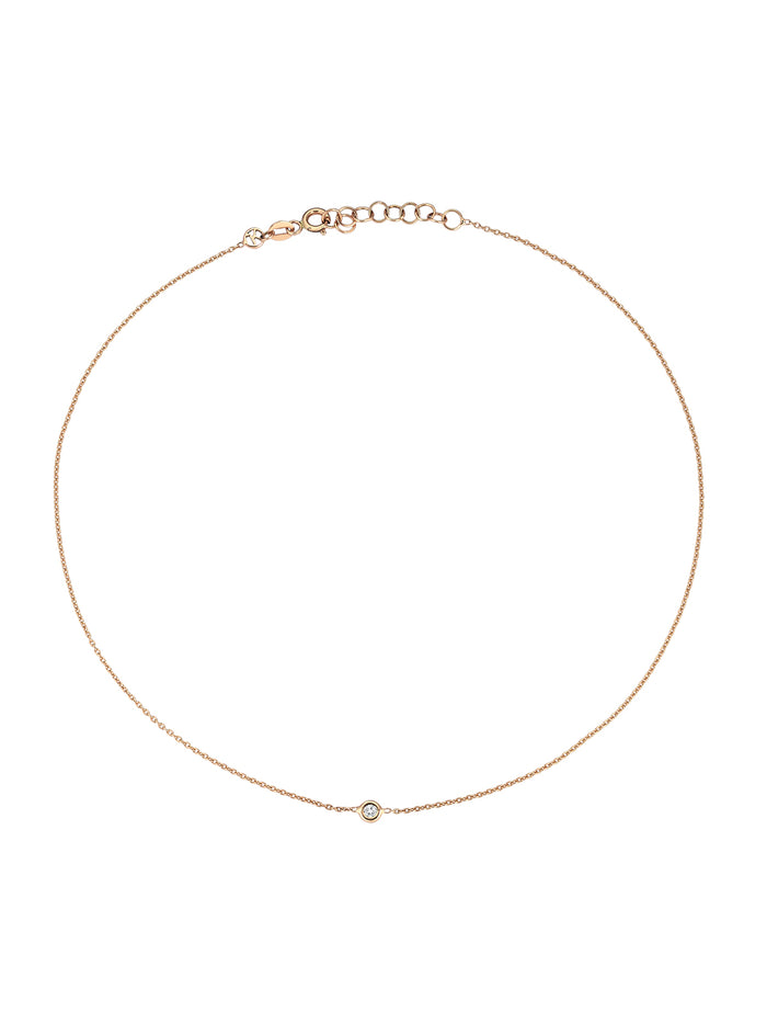 Kismet Solitare Diamond Choker Necklace