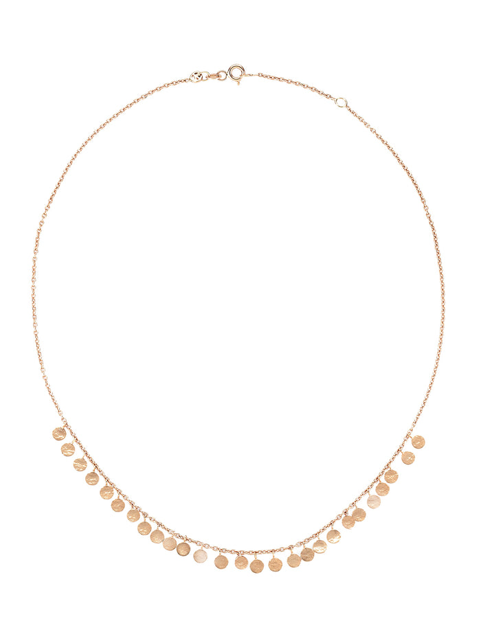 Gold Disc Necklace