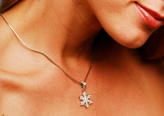 Hughes Pave Diamond Large Snowflake