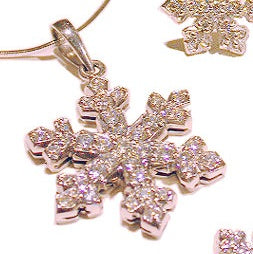 Hughes Pave Diamond Large Snowflake