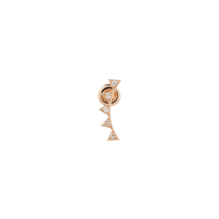 Kismet Flip Triangle Diamond Earring