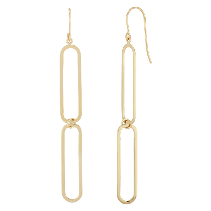 Paperclip Dangle Earrings