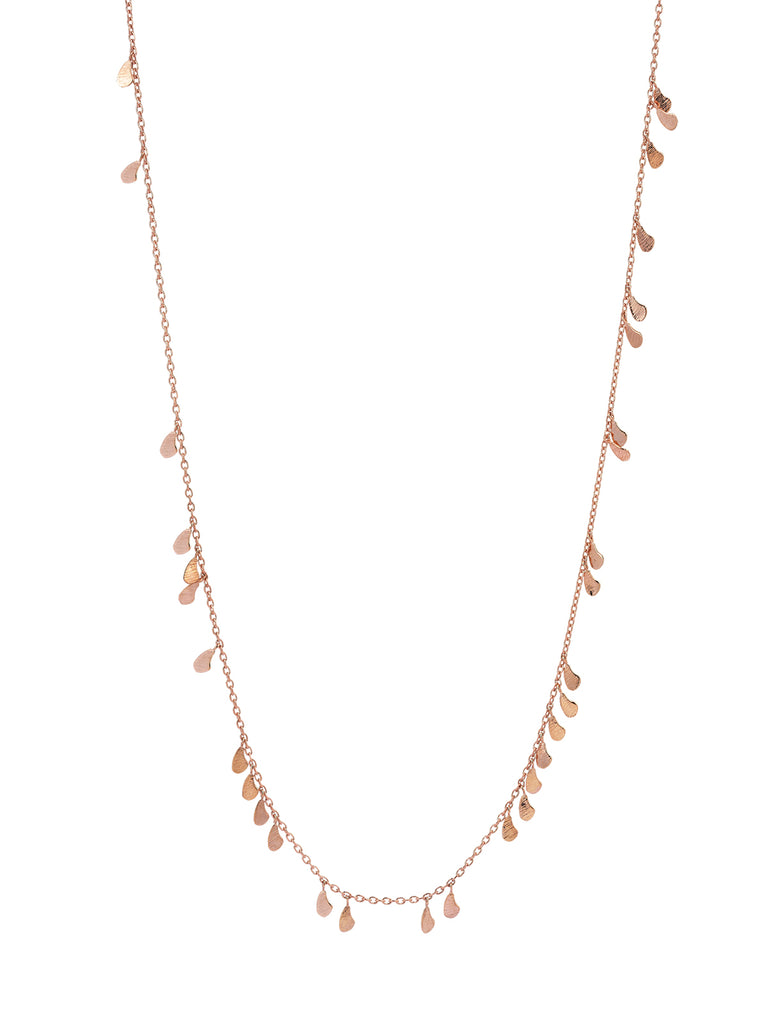 Rose Gold Pomegranete Seed Necklace