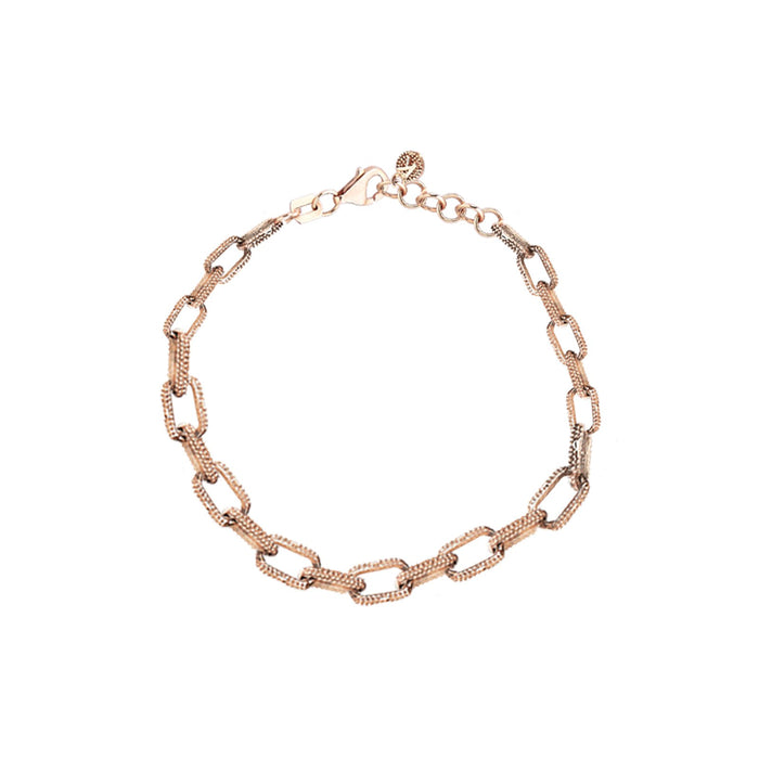 14k Solid Roslow Gold Chain Bracelet